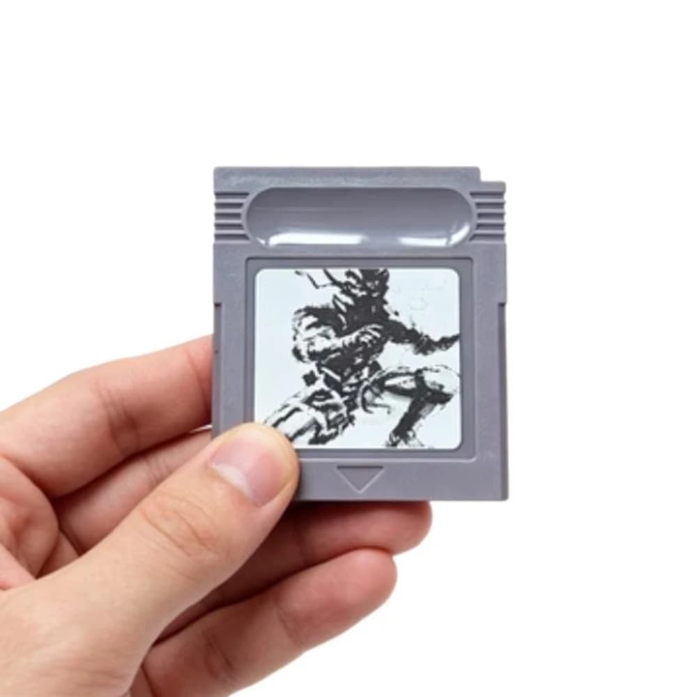 Cartouche solide à engrenages métalliques avec interface vidéo Gray Shell pour console GBC GBA SP, o