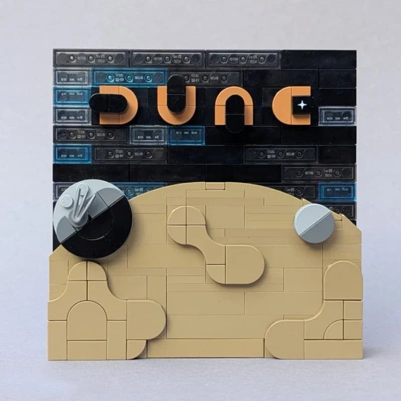 Blocs de construction d'art MOC Dune Imperium, 164 pièces, cadeau de noël, interactif, éducatif Pare