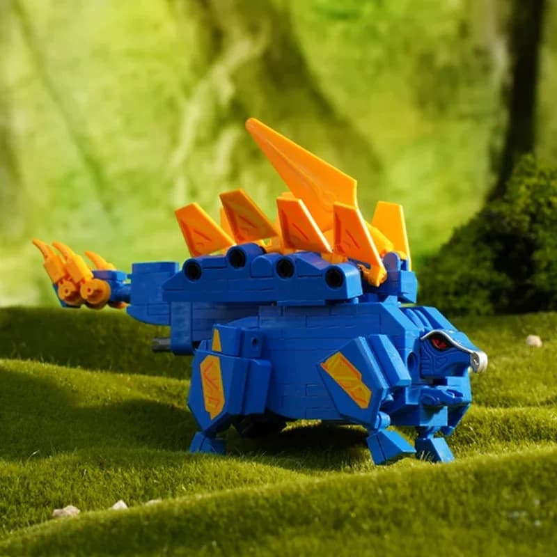 Blocs de construction d'équipe électrique Super Beast, modèle tyrannosaure, blocs de construction à