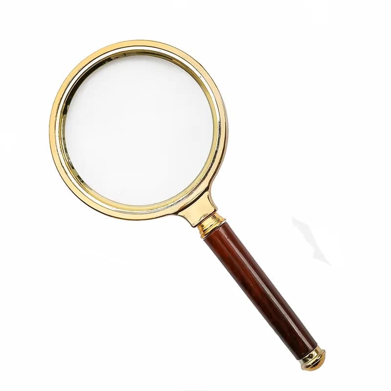 Loupe ancienne portative haute définition, loupe de lecture pour enfants pour personnes âgées