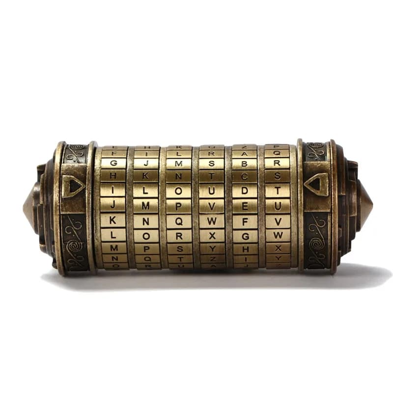 Cadenas à code Cryptex Le Code Da Vinci, casse-tête IQ, cadeau romantique et amusant pour un ami, je
