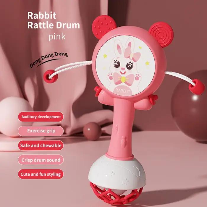Hochet Musical En Plastique Abs Pour Bébés De 0 À 18 Mois Jouet Éducatif Précoce Avec Sons Mélodieux Et Formes Animales Douces À Offrir Pour Nouveau-Nés Occasions Spéciales
