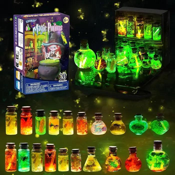 Kit de Potions magiques féeriques pour enfants, bricolage, ensemble de fabrication de Potions, bouteilles de Potion féerique, jouet artisanal, ensemble scientifique, Kits magiques