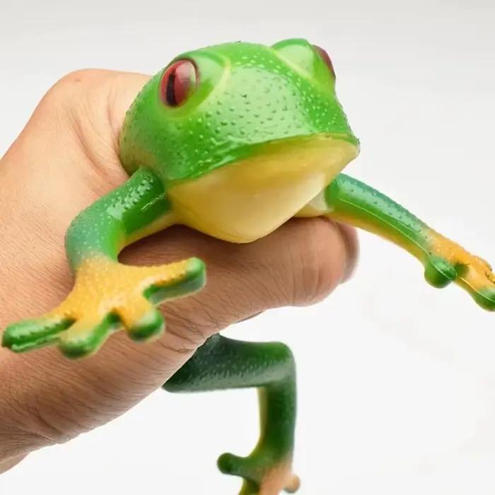 Jouet de grenouille de décompression délicat