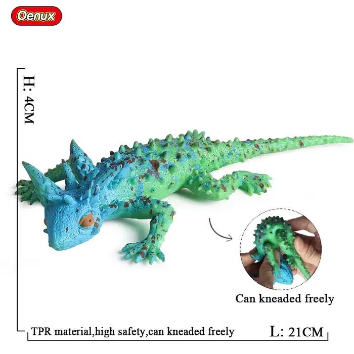 Oenux Reptile Simulation serpent araignée lézard insecte animaux modèle figurines d'action amusant Anti-Stress doux