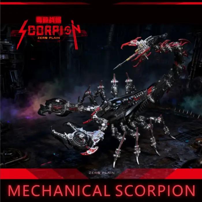 Spotmechanical War Scorpion 3D Blocs de construction métalliques tridimensionnels