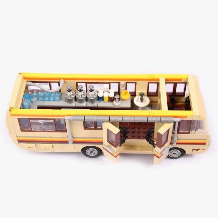 Ensemble de construction Breaking Bad 986 pièces de briques autobloquantes ABS pour fans de la série à offrir en cadeau pour adultes et adolescents occasions spéciales