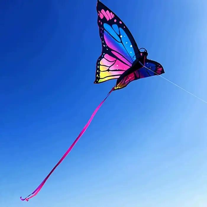Nouveau cerf-volant papillon coloré facile à piloter