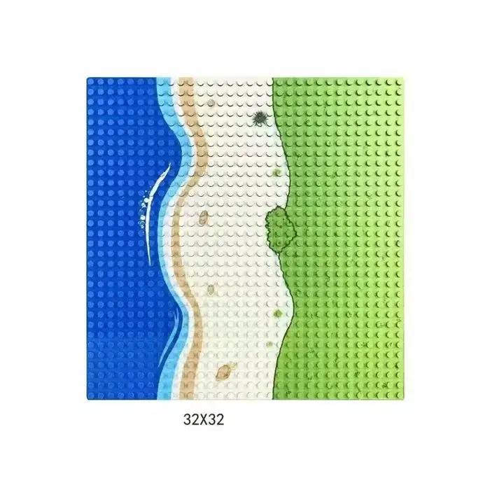 Plaque de base de bloc de construction 32x32 compatible lego pour enfants et adultes occasionnellement créative imaginative