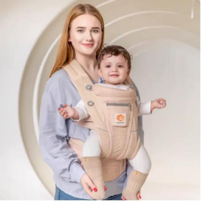 Porte-bébé en coton ergonomique