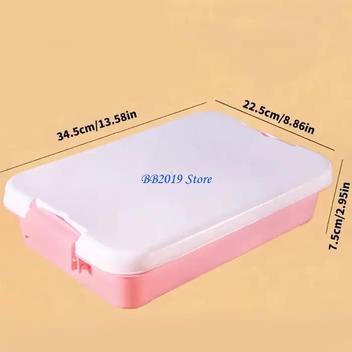 Q0KB bac sensoriel empilable plateau sable boîte rangement jouets sable pour enfant conteneur d'outils sable