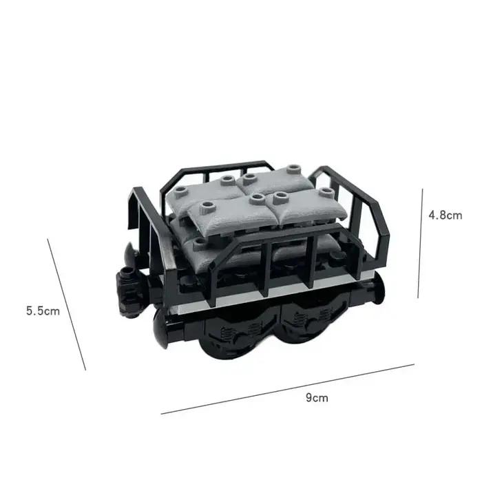 Voitures de transport ferroviaire de train de ville connectables en plastique pour construire des mondes miniatures occasions spéciales