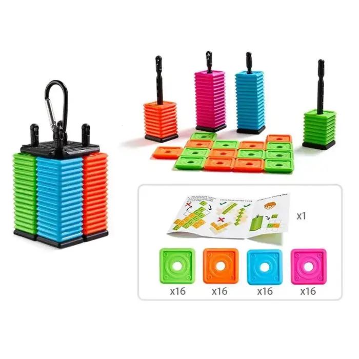 Nouveau 2026 – Jeu de société interactif portable cinq-en-un pour enfants et adultes – Jeu de stratégie coloré pour la famille et les fêtes