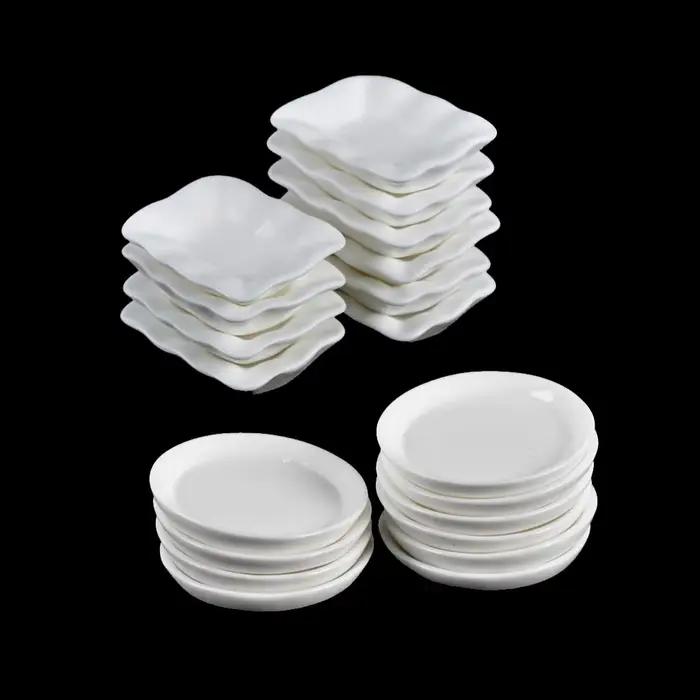 Plateaux en résine miniature pour maison de poupée accessoire de décoration pour enfants de 6 à 14 ans occasions spéciales jouets éducatifs pour poupées