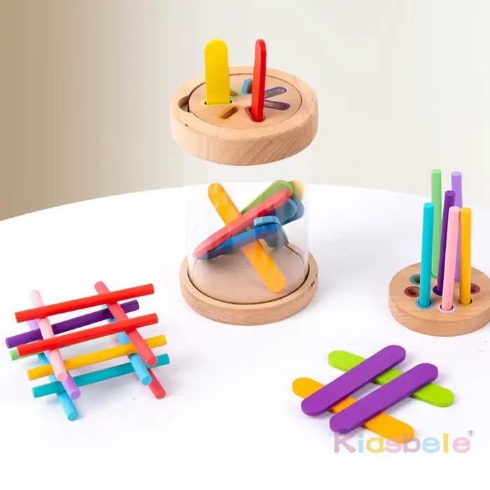Jouet de tri des couleurs Montessori pour les tout-petits