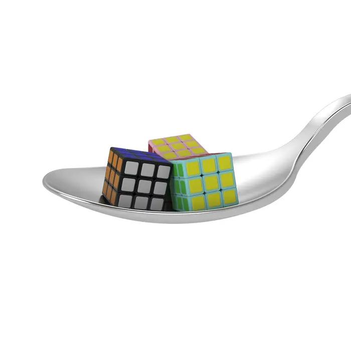 Cubelab 1 cm Mini Cube magique minuscule 3x3 professionnel 1 CM
