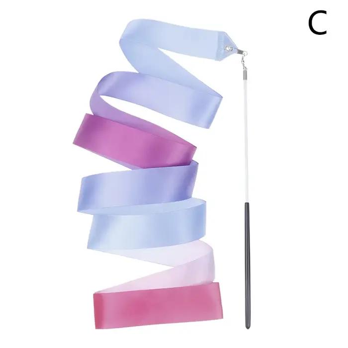 Rubans de danse de 2 m pour gymnastique rythmique