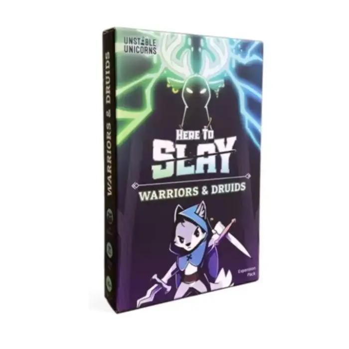 Le plus récent jeu de base TeeTurtle Here to Slay des créateurs des licornes instables Un jeu de cartes stratégiques pour adolescents et adultes noir
