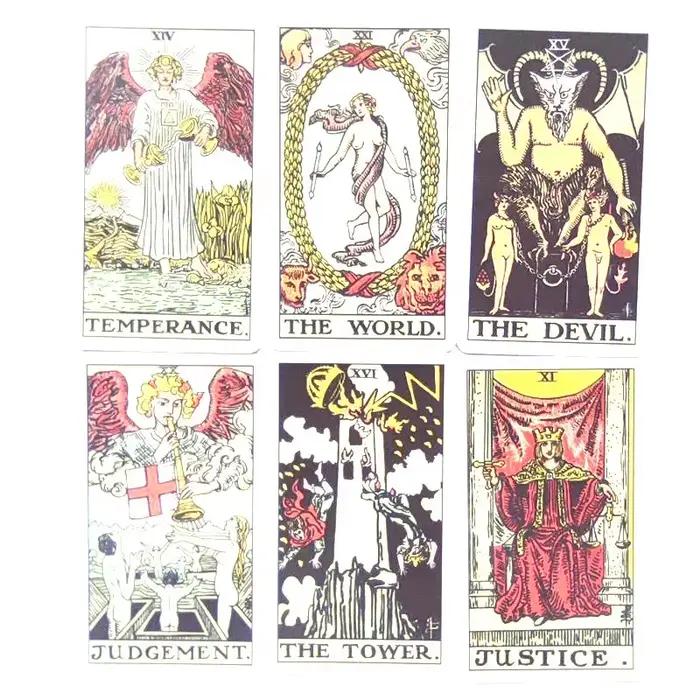 Tarot chaud Original 1909 cartes de jeu anglais classique 1909 Tarot 78 cartes populaire jeu de cart