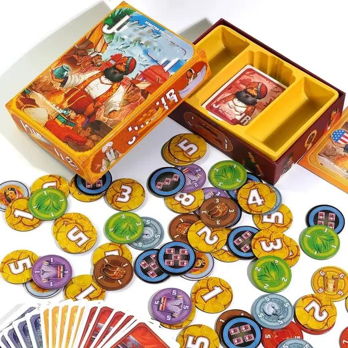 Jeu de société Jaipur 2 joueurs carte stratégie jeu de fêtes famille rapide occasionnels jeux de plateau divertissement stratégique familial parties intenses création momentos inoubliables
