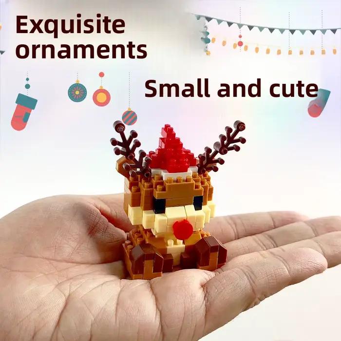 Cadeaux de noël série de blocs de construction père