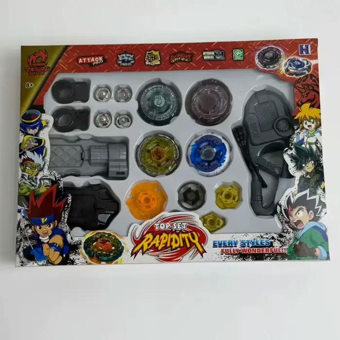 Ensemble de combat multijoueur SPINNING TOP 4D Metal Fusion