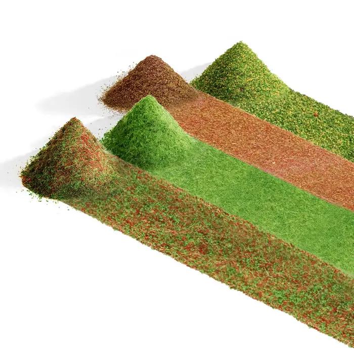 30G Terrain poudre modèle statique herbe Simulation sol