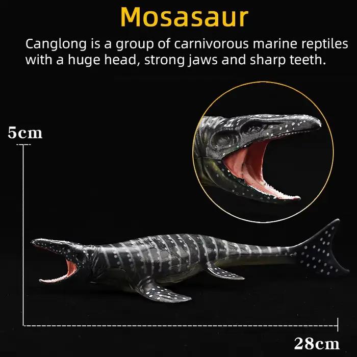 Modèle réaliste Mosasaurus, Simulation de dinosaure jurassique, figurine d'action, jouet éducatif en