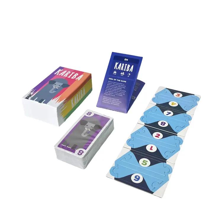 Jeu de cartes KARIBA pour familles et amis, jeu de société amusant et facile à jouer, moments de rire et de convivialité, soirée en famille, voyage portable, plaisir instantané