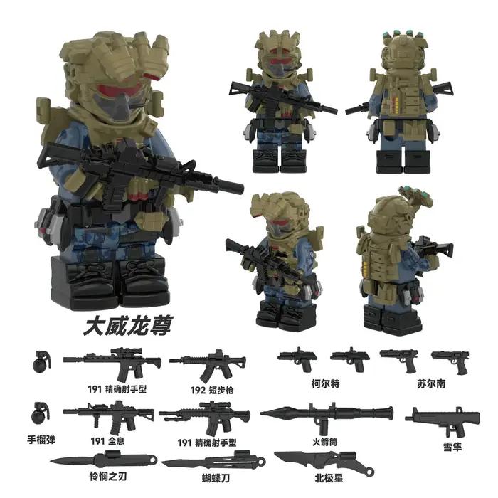 Module de construction Delta Operation Special Forces, module de construction Weilong, jouets miniatures faits à la main