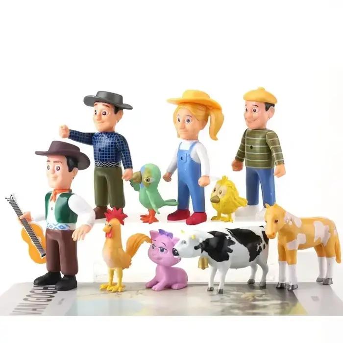 Figurines d'action de la ferme heureuse pour enfants