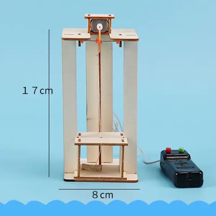 Kit de puzzle d'expérimentation scientifique, jouets éducatifs créatifs, modèle d'ascenseur électrique DIY, aides pédagogiques scolaires
