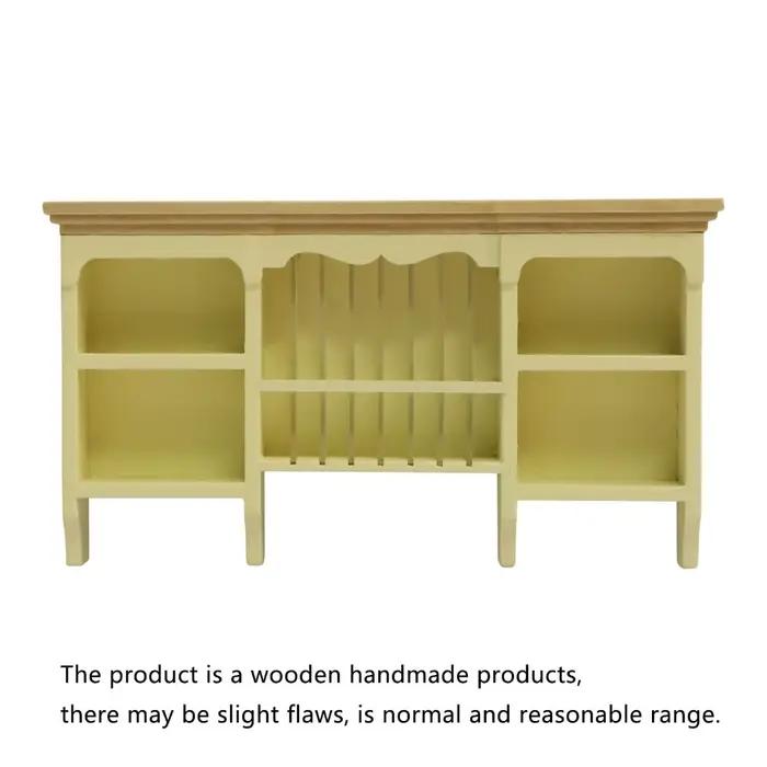 Armoire de rangement en bois amusante pour maison de poupée 1:12, meubles de Simulation, armoire mur