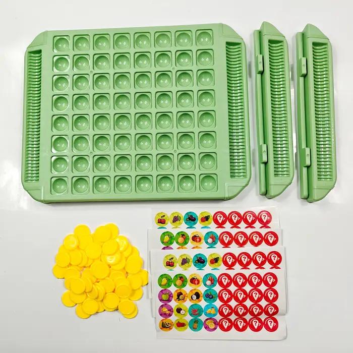 Jeu de société éducatif pour enfants Fruit Flip Memory - Puzzle créatif