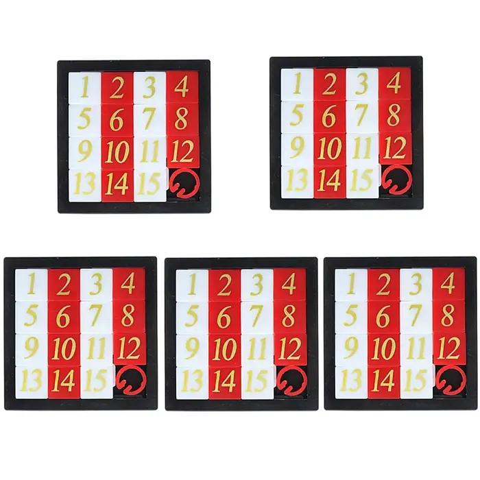 Puzzle coulissant numérique avec chiffres, casse-tête Huarong Road, test de qi, jouets éducatifs Montessori, prix abordable pour étudiants occasions spéciales