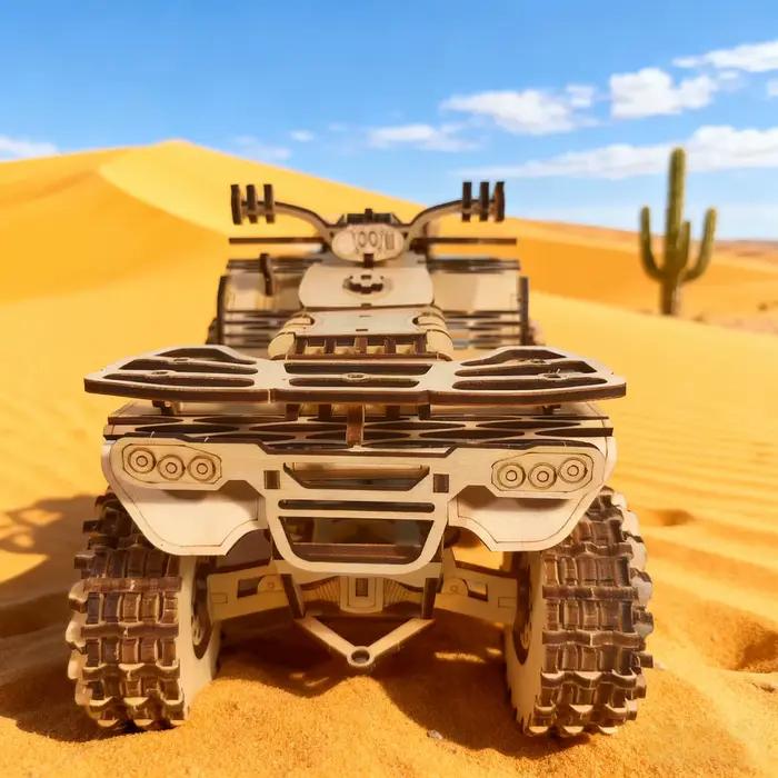 Moto de plage en bois puzzle 3D kit de construction artisanale pour décoration maison et cadeau festif occasions spéciales