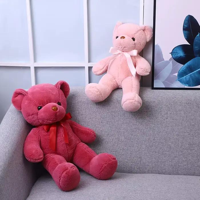 Ours en peluche mignon, jouet Animal en peluche douce, chat Kawaii, jouets de couchage pour bébé, dé