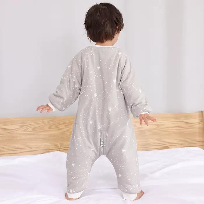 Sac de couchage pour bébé, imprimé de fleurs, mignon pyjama 2,5 tog, épais, garde au chaud, pour les