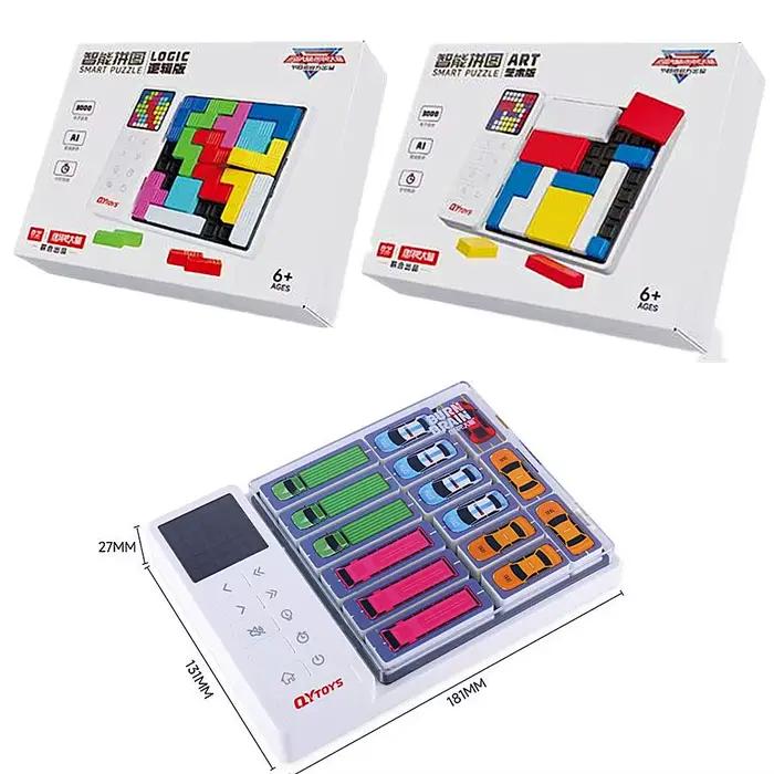 QiYI Smart Klotsk Puzzle logique cerveau Teaser série Huarong route jeu de société début éducatif éclairant jouets enfants cadeau