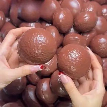 Balle anti-stress en chocolat, modulable, non rebondissante, craquante, à presser, jouet sensoriel ASMR, jouets anti-stress pour adultes, cadeau