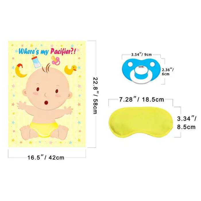 Jeux fête prénatale Épinglez le mannequin sur le jeu bébé Jeu cadeaux