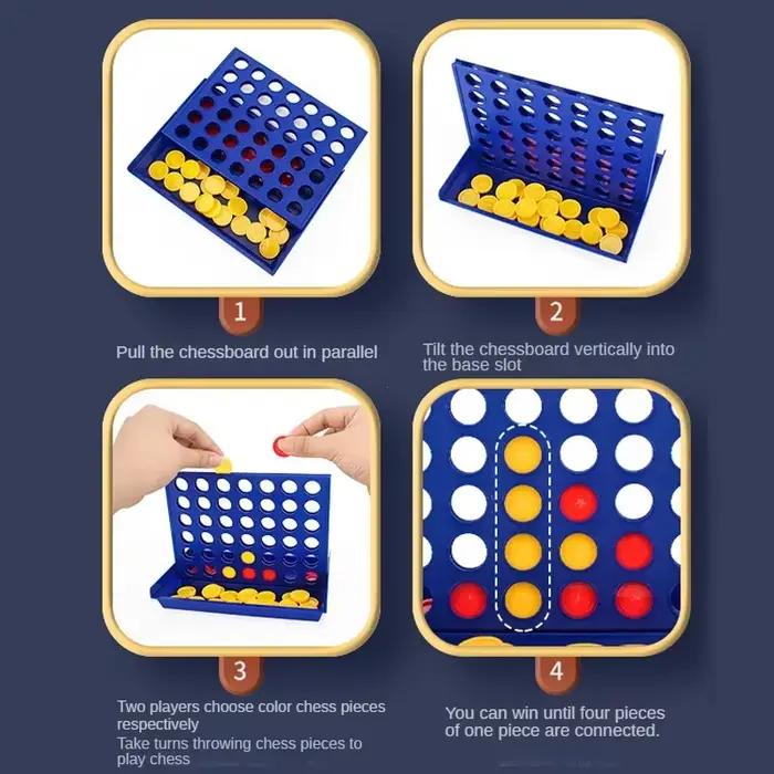 Jeu d'échecs de Bingo quatre en une rangée