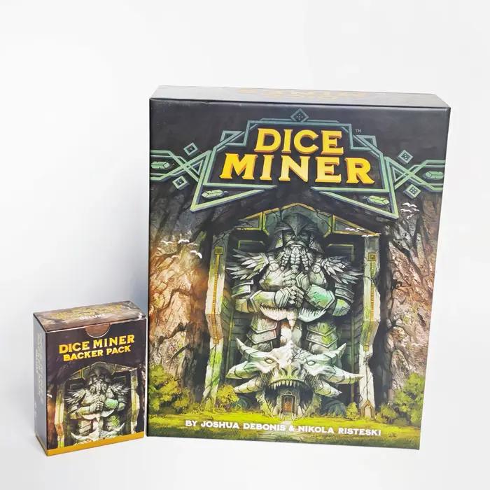 Jeu de société Dice Miner, Backer Pack, jeu de stratégie avec dés, idéal pour les fêtes de famille, cadeau idéal pour les festivals et les anniversaires
