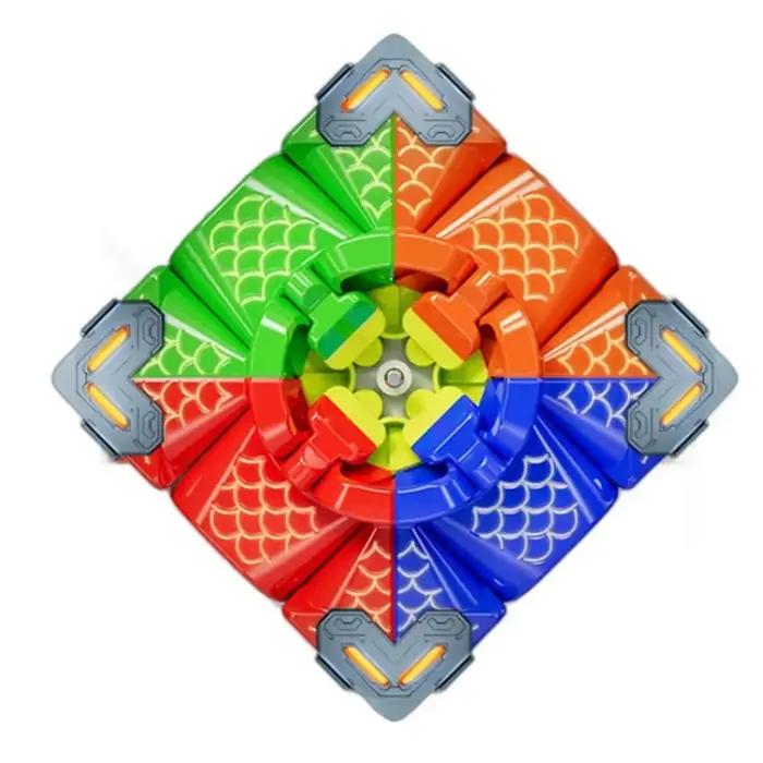 Meilong 3M V2 3x3 Cube magique magnétique magnétique Lite/standard/Vitesse UV jouets de Puzzle profe