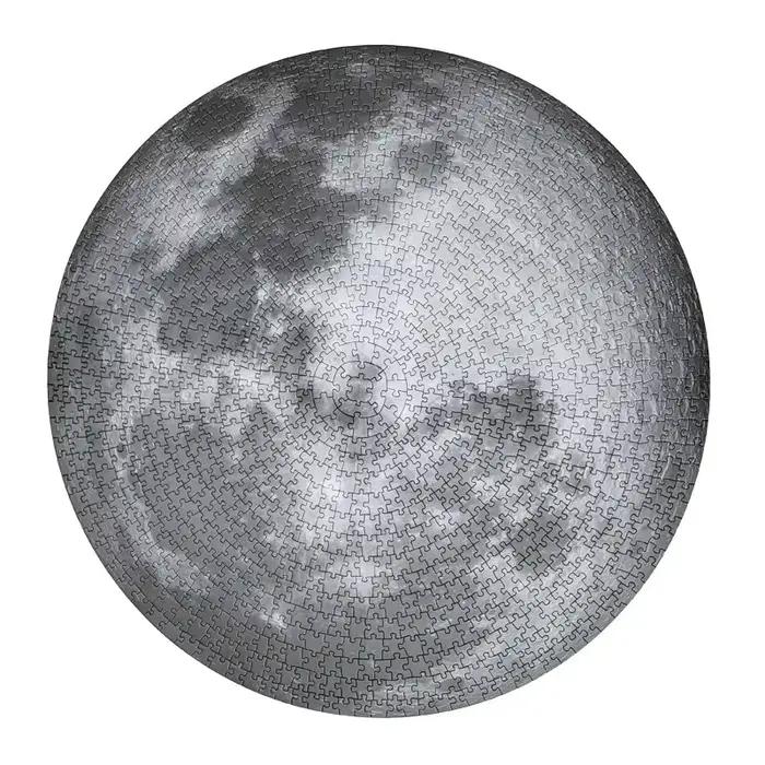 Puzzle Moon & Planet 1000 pièces – Casse-tête d'aventure aérienne – Cadeau de Noël parfait pour adultes