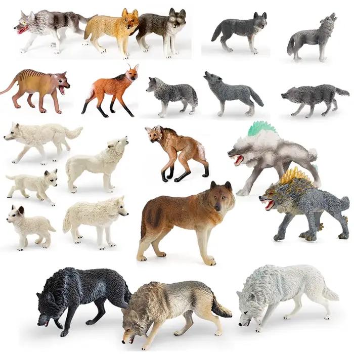 Figurines d'animaux sauvages réalistes