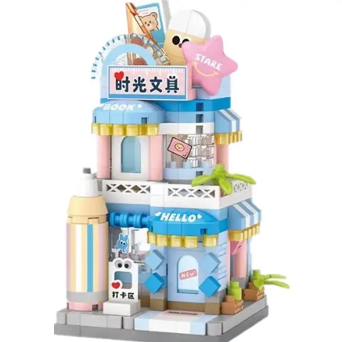 NOUVEAU Kit de Blocs de Construction pour Filles : Modèle de Jouet Maison de Nourriture