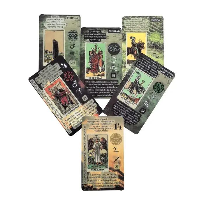 Le jeu de cartes de tarot pour débutants en espagnol est un jeu de société et un jeu de cartes idéal pour les activités et la communication linguistique lors de réunions.