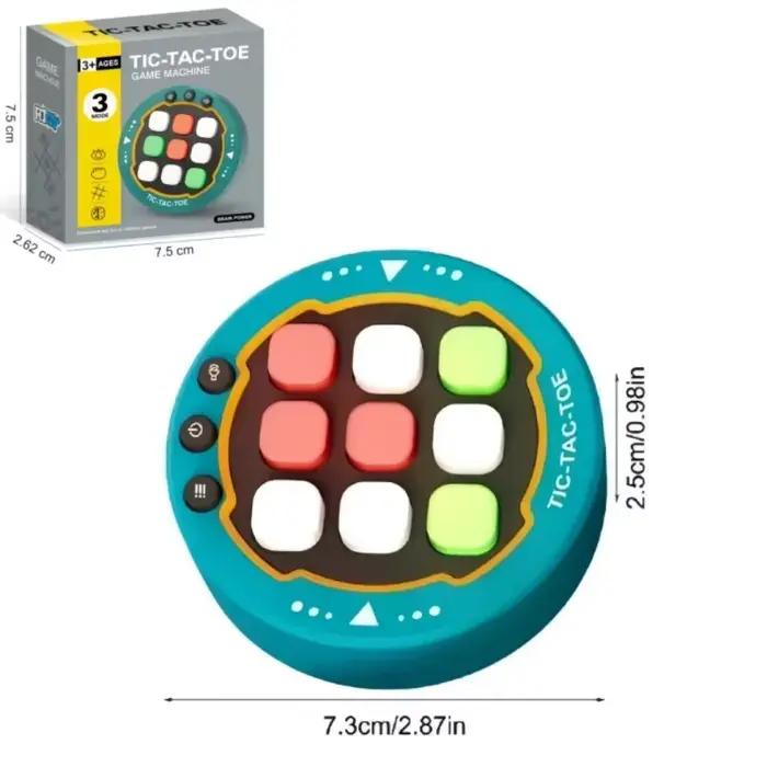 Tic Tac Toe échiquier électronique pour enfants jeu de stratégie interactif avec Mode d'apprentissage AI jouet éducatif Parent enfant