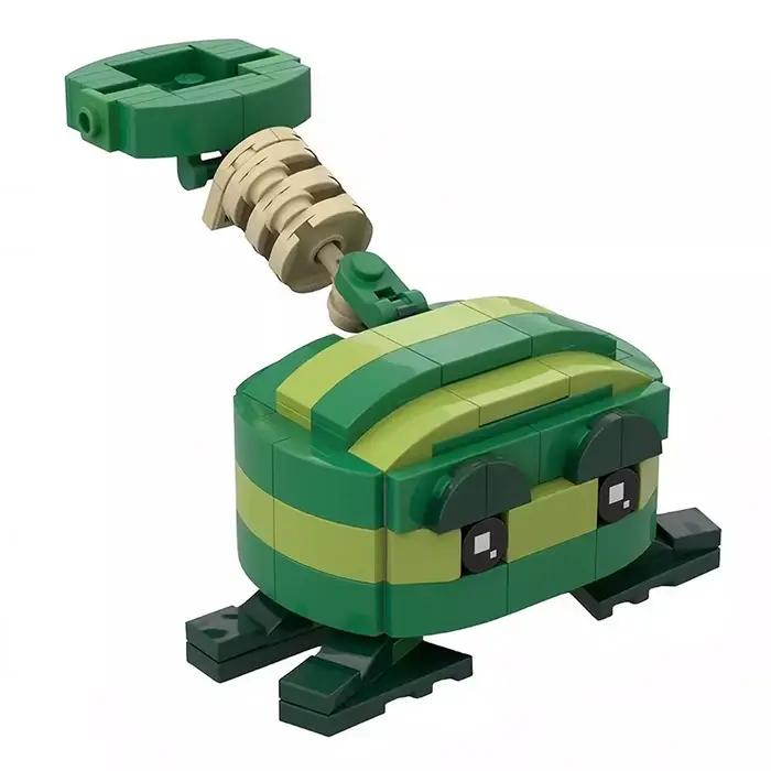 Bricklink MOC idées PVZ jeu plantes et Zombies bataille figurines ensembles paysan blocs de construction enfant jouets Halloween cadeau